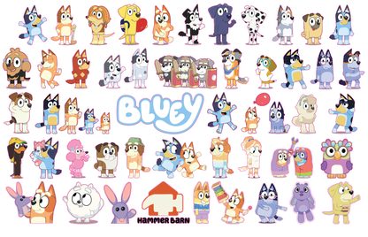 Vinyl Decals - Bluey - Individual Characters - 12